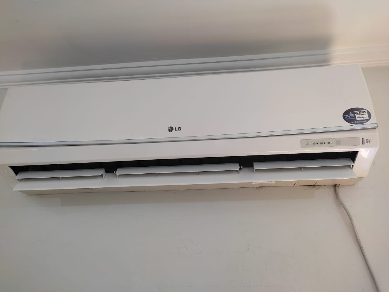 Ar condicionado LG instalado